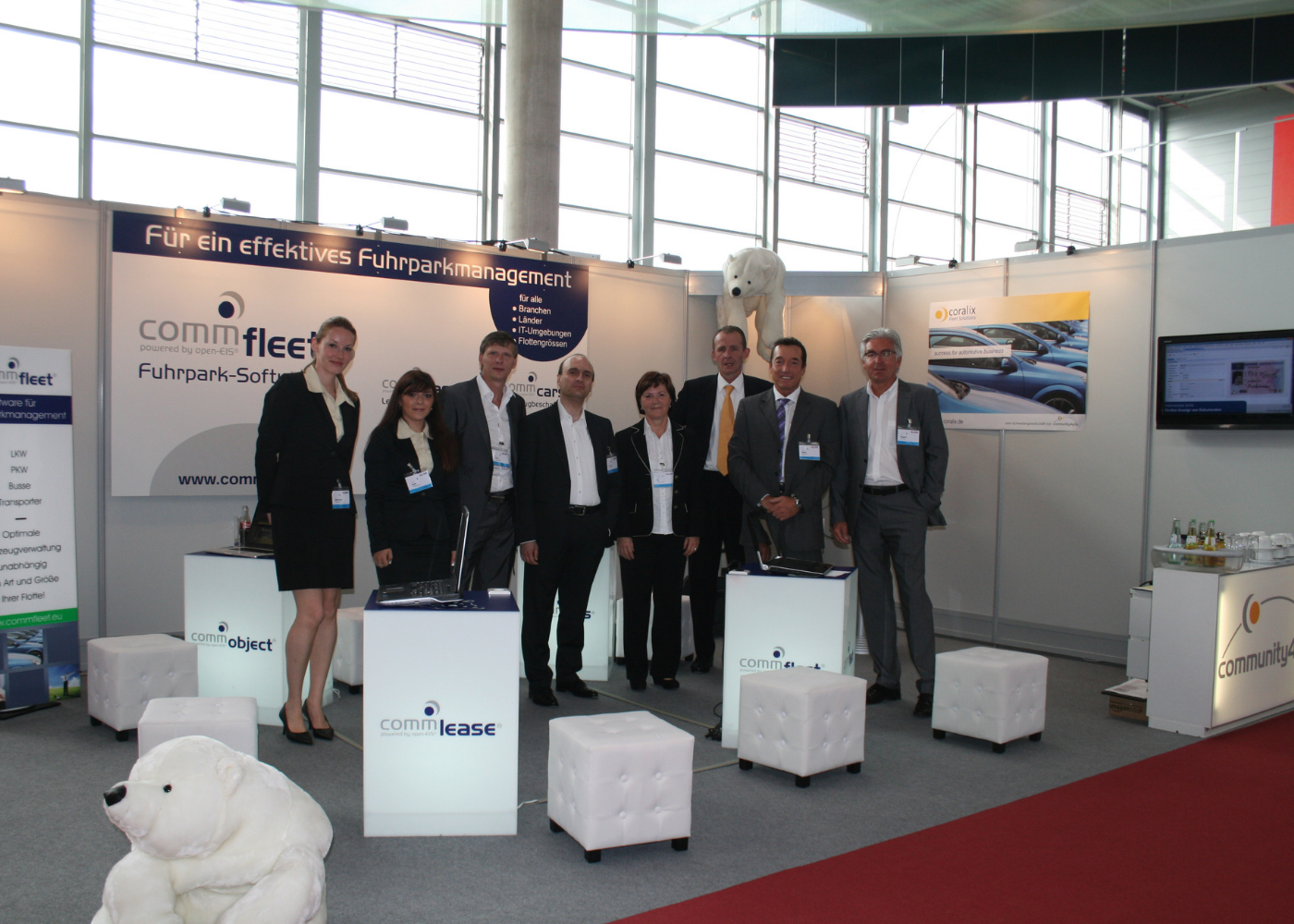 comm.fleet 3 überzeugte Fachbesucher auf dem bfp Fuhrpark-FORUM 2013