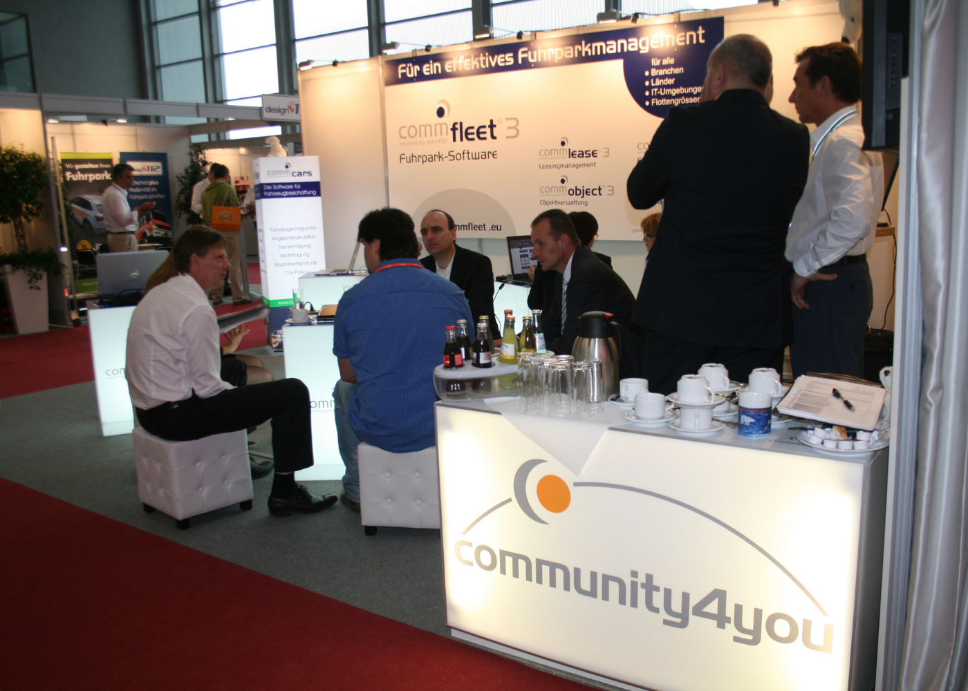 comm.fleet 3 überzeugte Fachbesucher auf dem bfp Fuhrpark-FORUM 2013