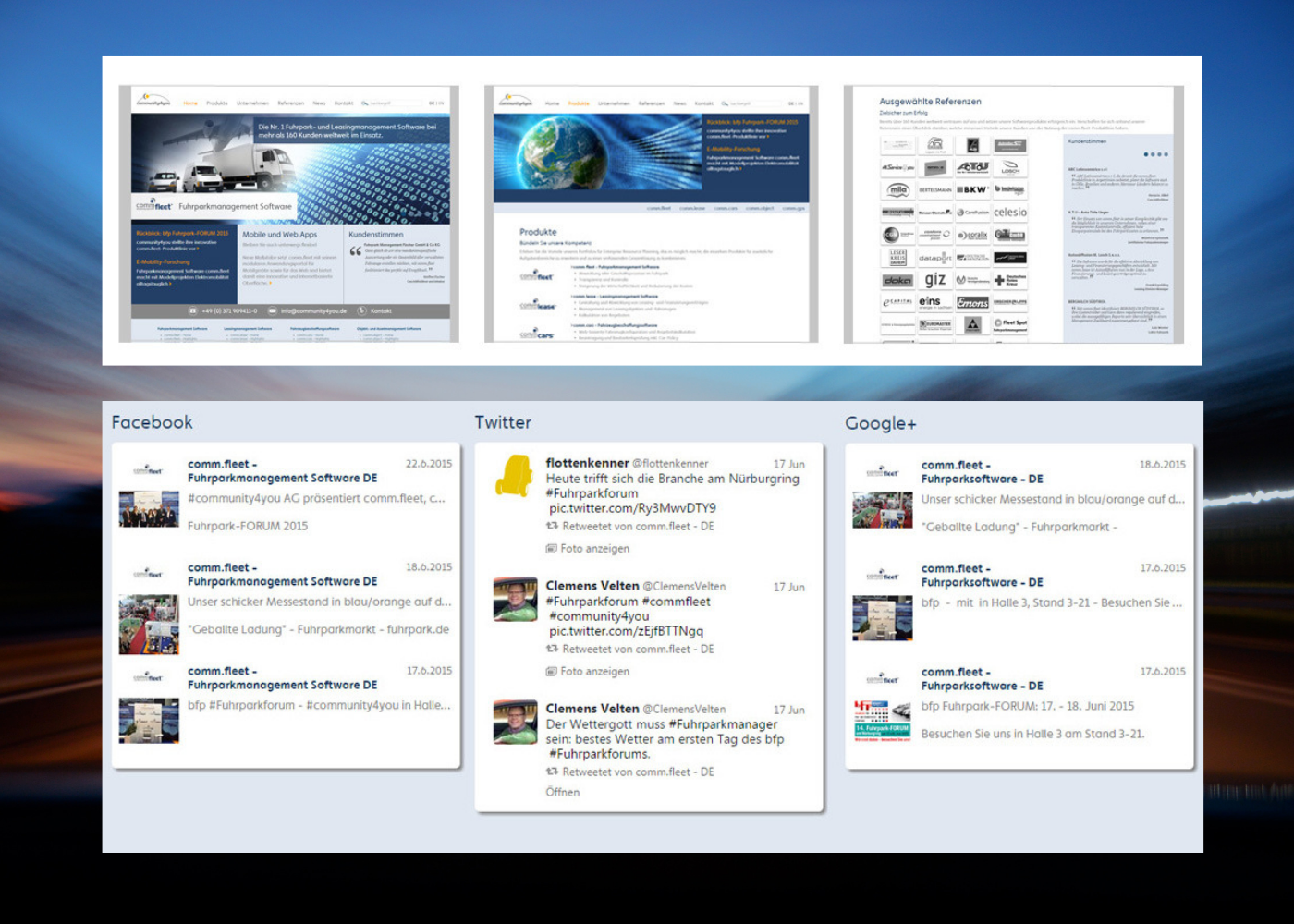 Relaunch: Website der comm.fleet-Produktlinie strahlt in neuem Glanz