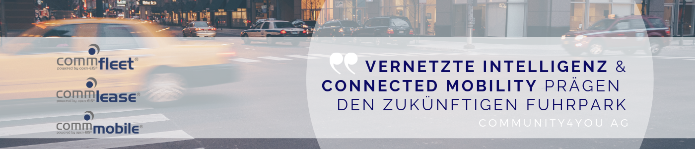 FLOTTE! Der Branchentreff 2019 | community4you AG blickt in die Zukunft des Fuhrparkmanagements FLOTTE! Der Branchentreff 2019 | community4you AG blickt in die Zukunft des Fuhrparkmanagements