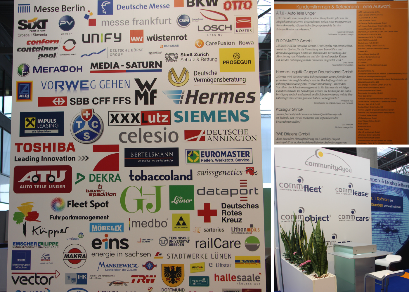 community4you AG  at the Fuhrpark-Forum 2015